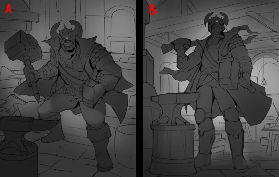 Lius Lasahido, Artwork, Sketch options