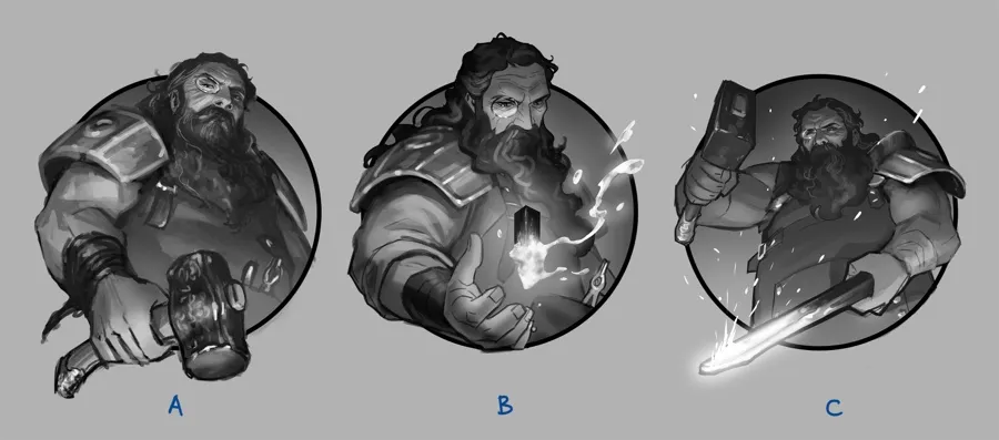 Lius Lasahido, Artwork, Sketch options