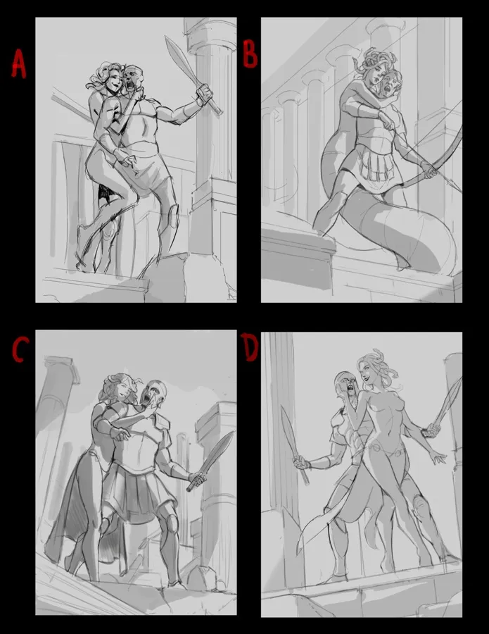 Lius Lasahido, Artwork, Sketch options