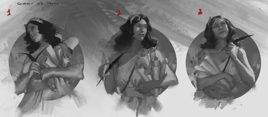 Lius Lasahido, Artwork, Sketch options