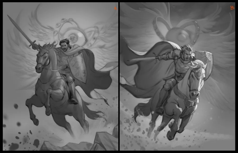 Lius Lasahido, Artwork, Sketch options