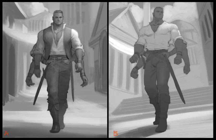 Lius Lasahido, Artwork, Sketch options