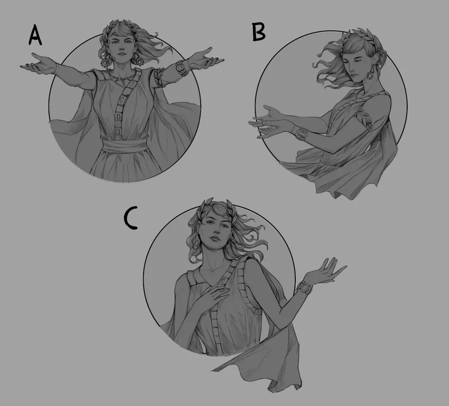 Lius Lasahido, Artwork, Sketch options