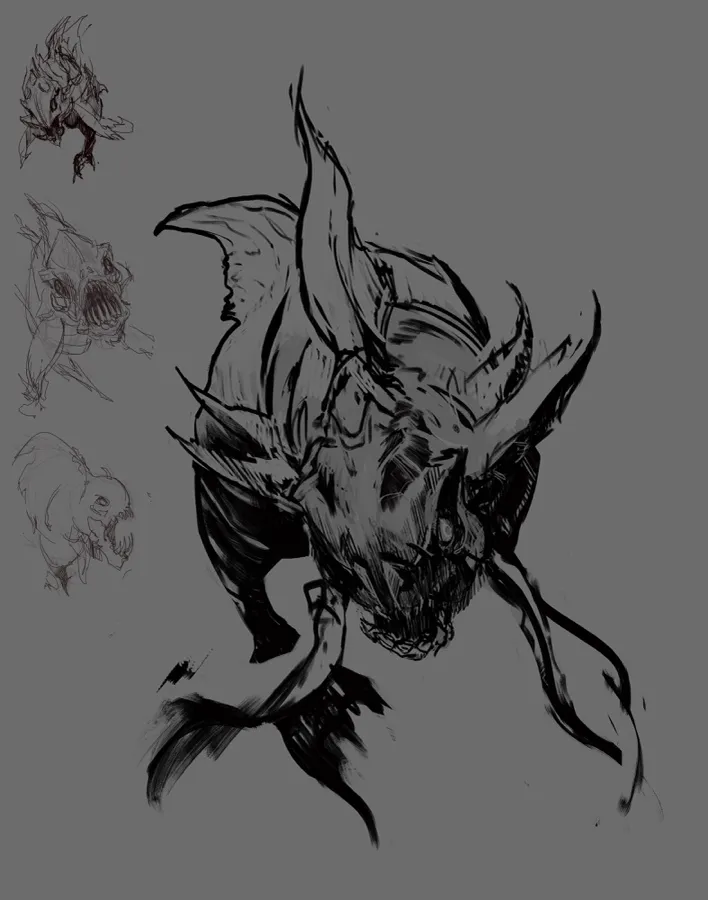 Sebastian Kowoll, Artwork, Sketch